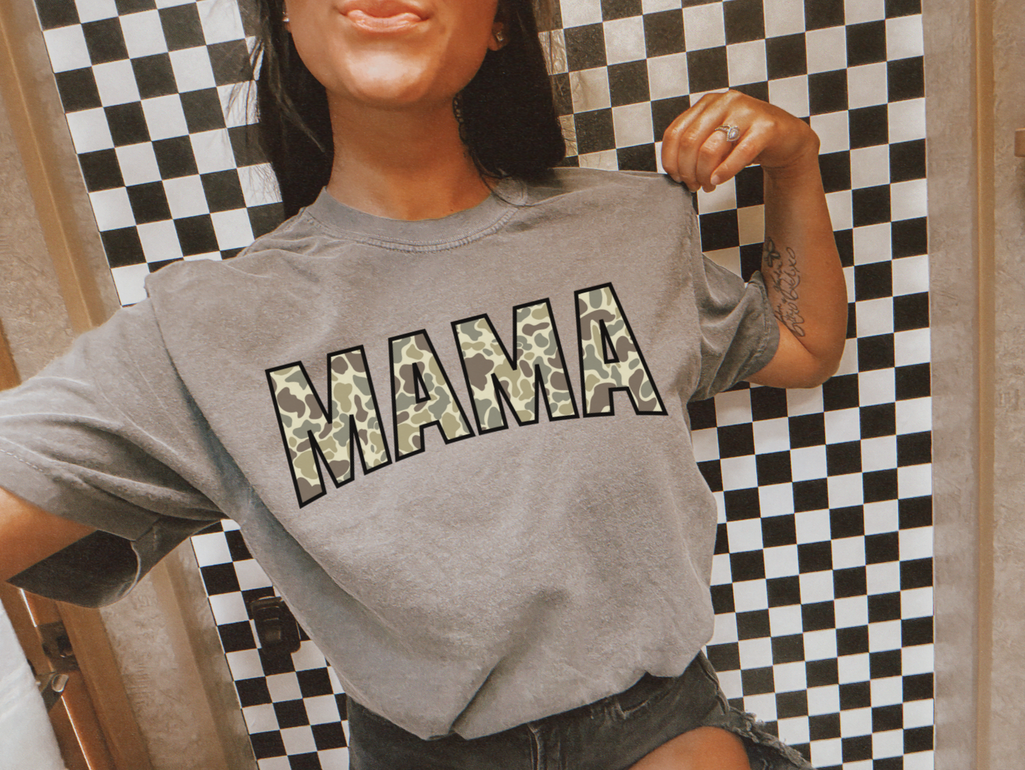 Duck Camo 'Mama' Tee